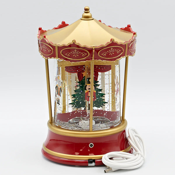 Lighted Swirl Carousel Nutcracker Ballet Confetti
