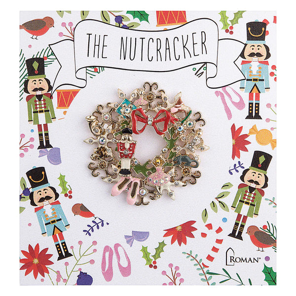 Nutcracker Brooch Pin in 3 Styles