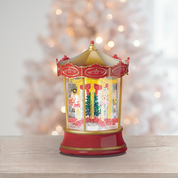 Lighted Swirl Carousel Nutcracker Ballet Confetti