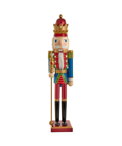 24" Battery-Operated King Nutcracker