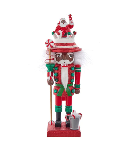 10" Hollywood Nutcrackers™ African American Santa Nutcracker