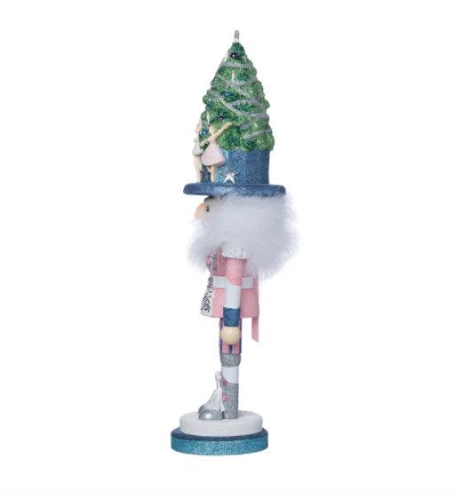 Glitter Pink Ballet Nutcracker - 18"