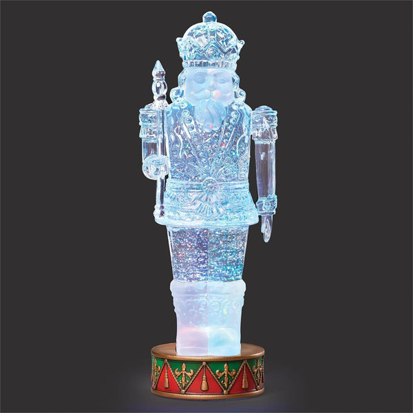 Sparkle Swirl Nutcracker Water Globe
