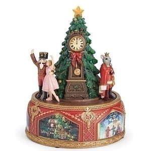 11" Lighted Musical Ballet Rotating Nutcracker Scene