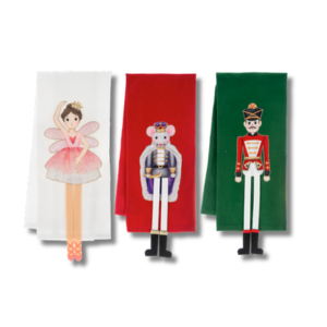 Nutcracker Dangle Leg Tea Towels