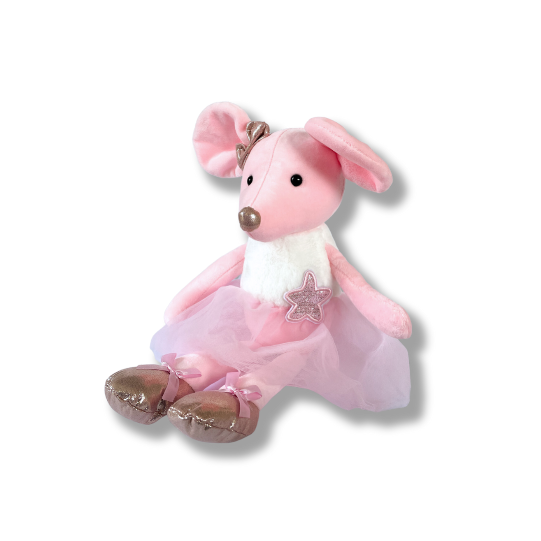 12" Ballerina Mouse Plush