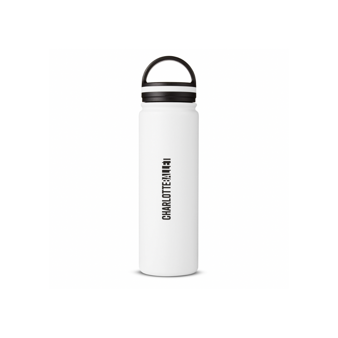 White Vacuum Logo Water Bottle