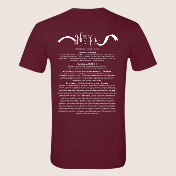 PREORDER 2026 Nutcracker Shirt with Cast List