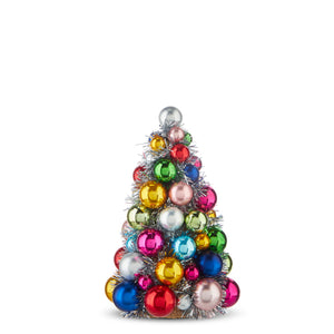 10" Colorful Ball Ornament Tree