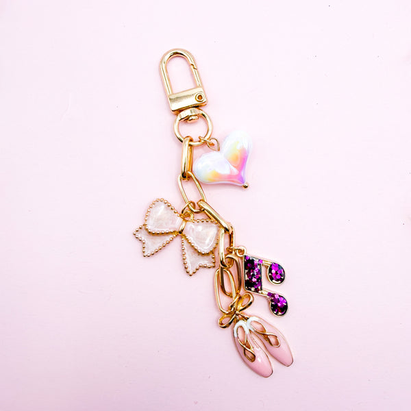 Ballet Charm Keychain