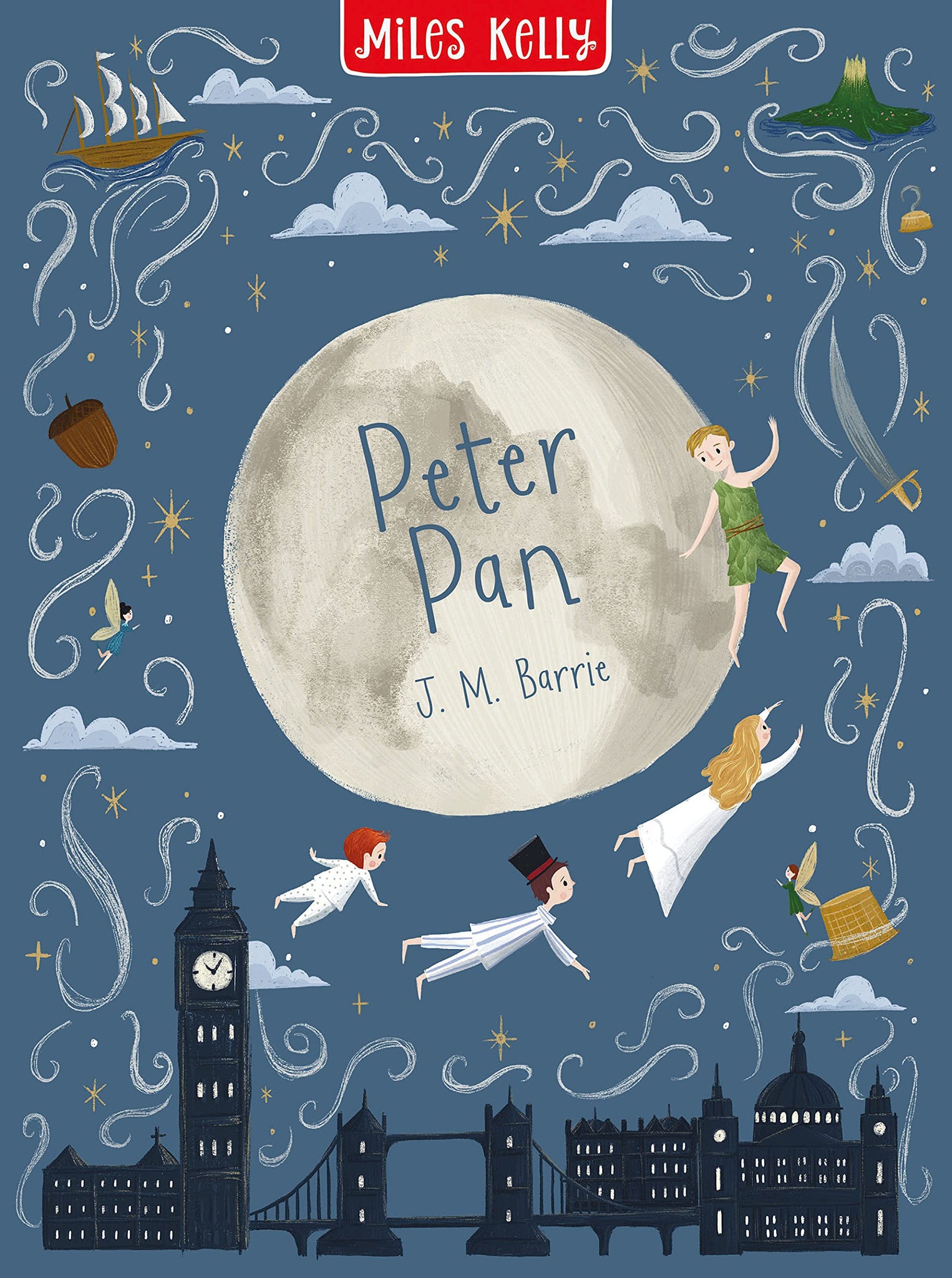 Peter Pan Hardcover Book with illustrations