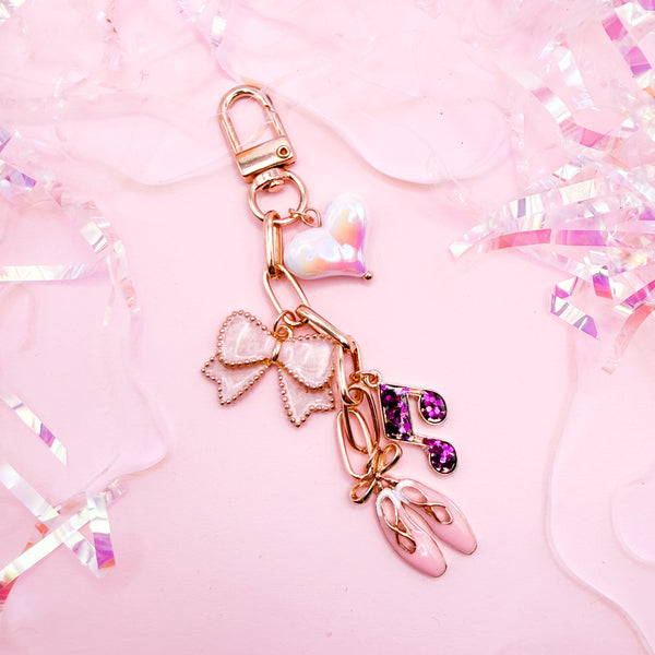 Ballet Charm Keychain