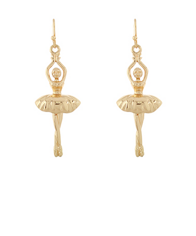 3D BALLERINA DROP EARRINGS