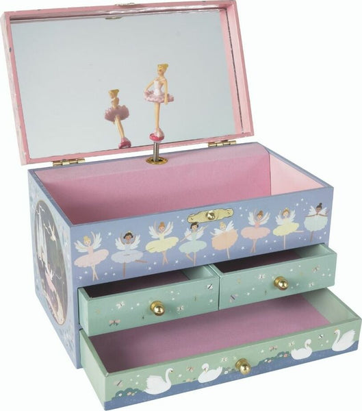 Enchanted Three-Drawer Jewelry Box