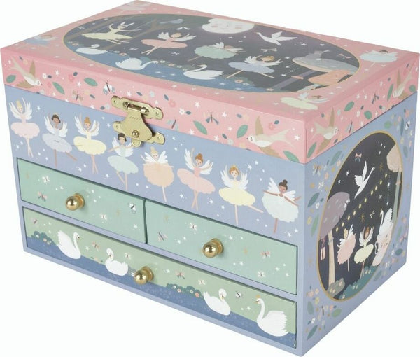 Enchanted Three-Drawer Jewelry Box