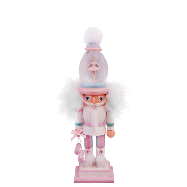 12.5" Water Globe Hat Nutcracker