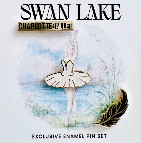 Swan Lake Enamel Pin Set