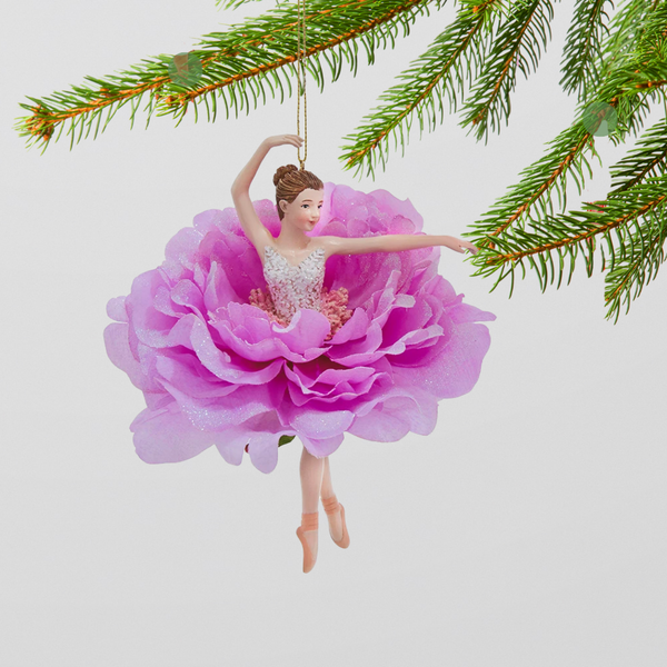 Flower Skirt Ballerina Ornament