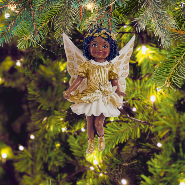 African American Angel Ornament
