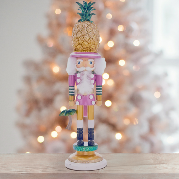 Pineapple Hat Nutcracker - Large Sized Hollywood Nutcrackers™