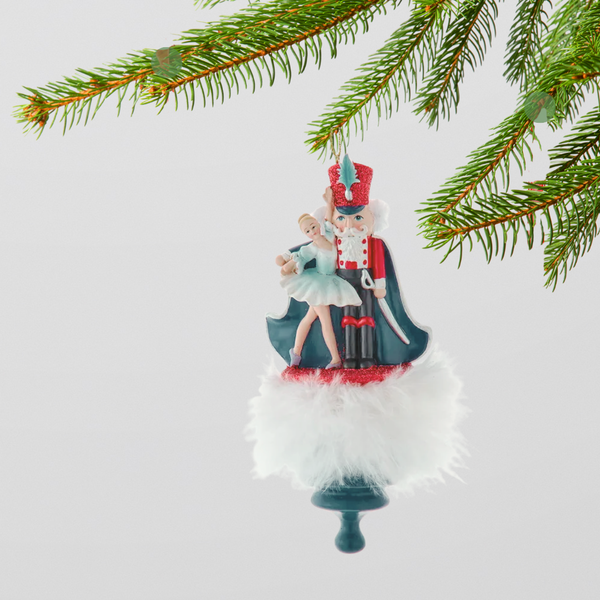 Nutcracker Suite Feather Ornament - 5.75" Holly Hats™