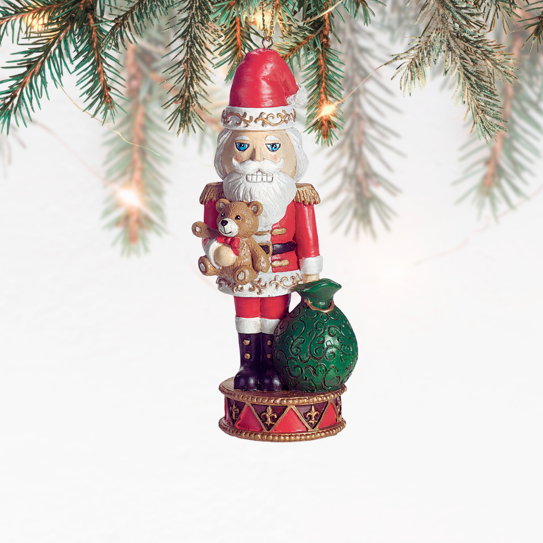 Nutcracker Santa Ornament