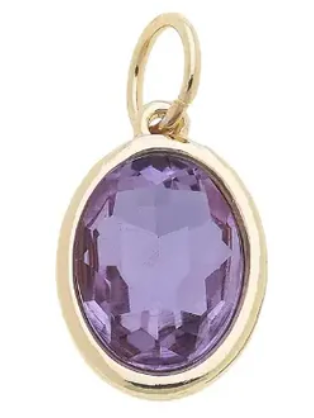 June Birthstone Charm in Alexandrite