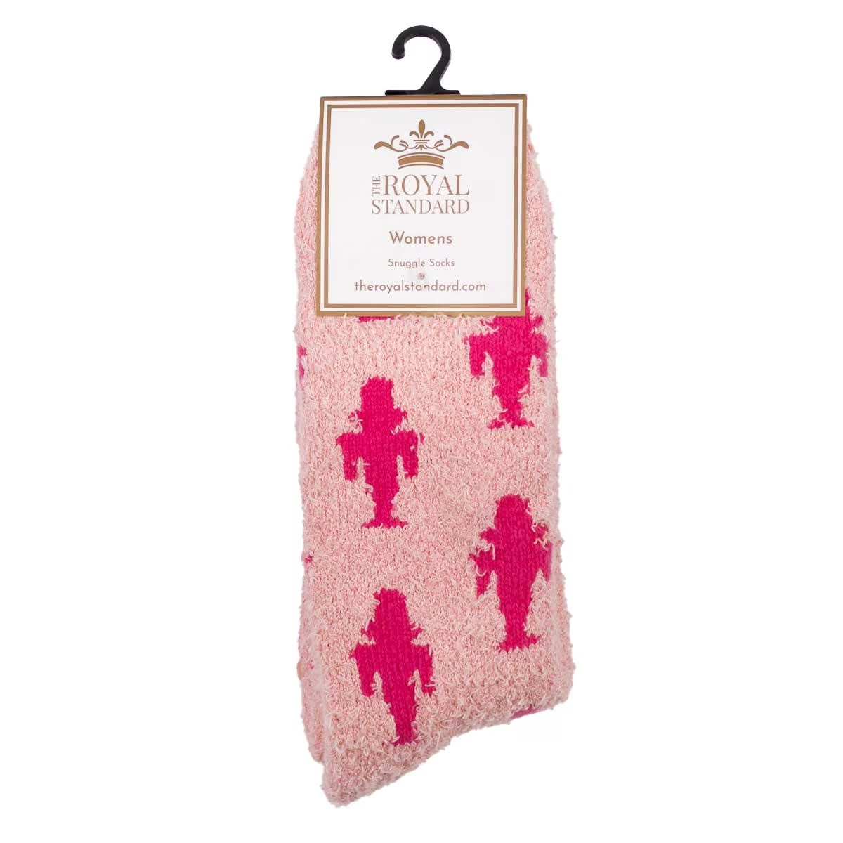 Women's Nutcracker Snuggle Socks Pink One Size