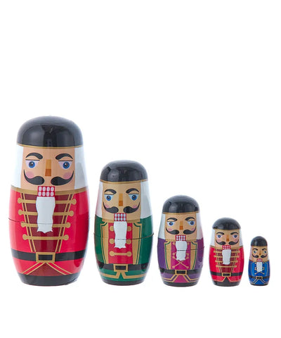 Nutcracker Nesting Doll Set, 5-Pieces