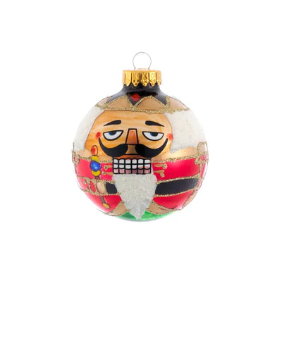 Nutcracker Glass Ball Ornament 4pk in Box