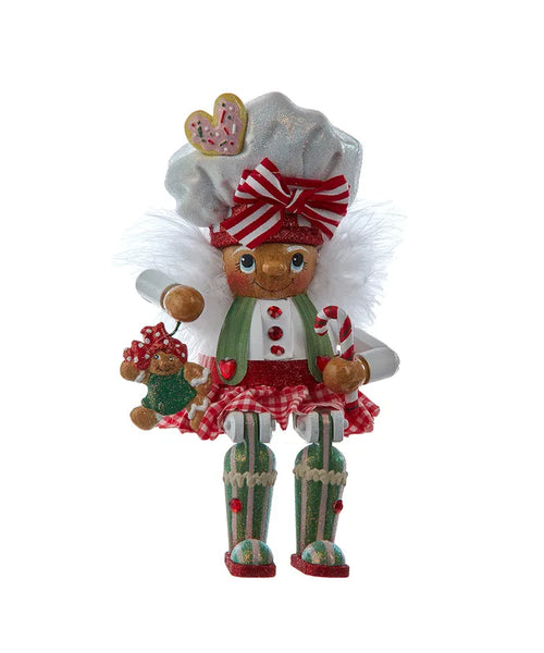 Gingerbread Baker Girl Shelf Sitter Nutcracker - Hollywood Nutcrackers™
