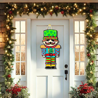 Traditional Nutcracker Door Hanger