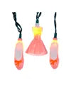 12' UL 10-Light Glittered Tutu and Ballet Shoes Light Set