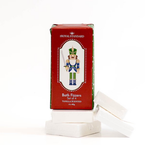 Christmas Nutcracker Bath Fizzers Vanilla Scented 4*40g