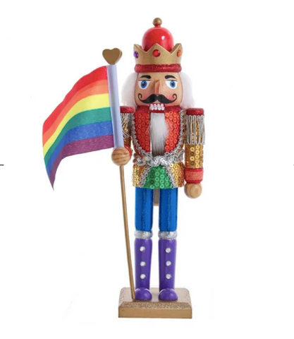 12" Gay Pride Nutcracker