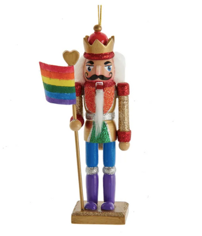 Gay Pride Nutcracker Ornament