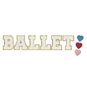 "Ballet" Iron On Patch Set